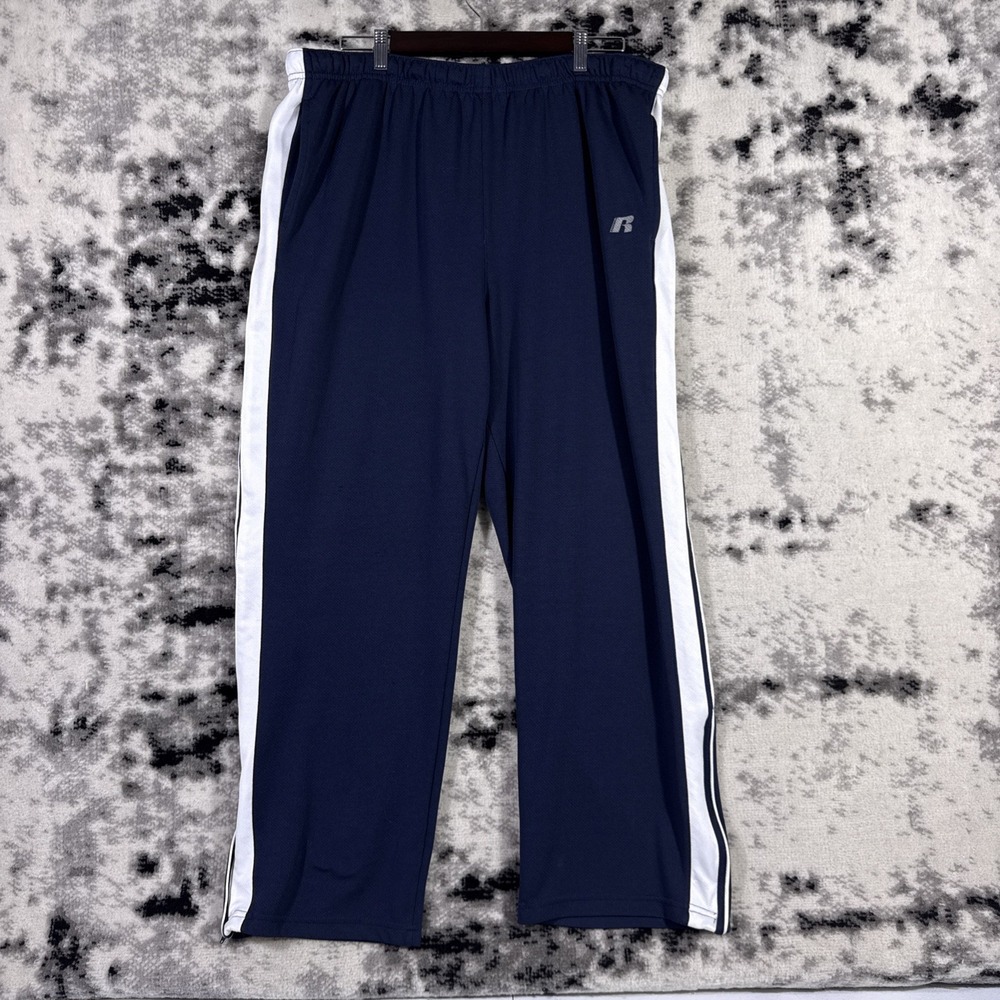 Russel Athletic Sweatpants Mens Size Extra Large Navy Baggy Skater Gym Casual